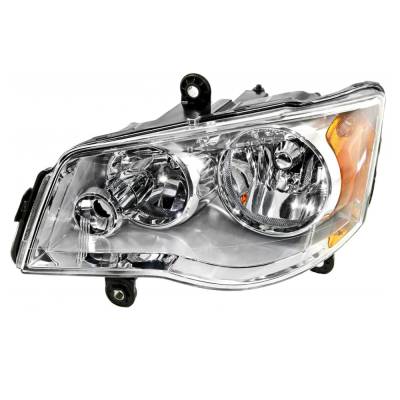 Rareelectrical - New Left Halogen Headlights Compatible With Chrysler Town & Country Touring L Mini Passenger Van 4