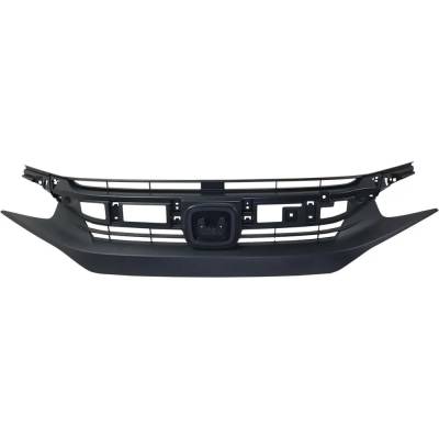 Rareelectrical - New Textured Black Grille Assembly Compatible With Honda Civic Lx 4 Cyl 2.0L Civic Ex-L 4 Cyl 1.5L
