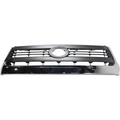 Rareelectrical - New Painted Gray Grille Assembly Compatible With Toyota Tundra Sr5 8 Cyl 4.6L Tundra Sr5 8 Cyl 5.7L