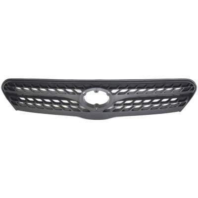 Rareelectrical - New Textured Gray Grille Assembly Compatible With Toyota Matrix Base 4 Cyl 1.8L Matrix Xrs 4 Cyl