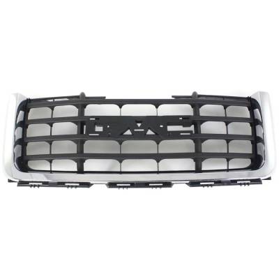 Rareelectrical - New Textured Gray Grille Assembly Compatible With Gmc Sierra 2500 Hd Slt 8 Cyl 6.0L Sierra 1500 Sle