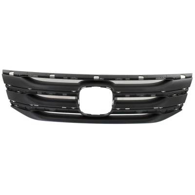 Rareelectrical - New Textured Gray Grille Assembly Compatible With Honda Odyssey Touring Elite 6 Cyl 3.5L Odyssey