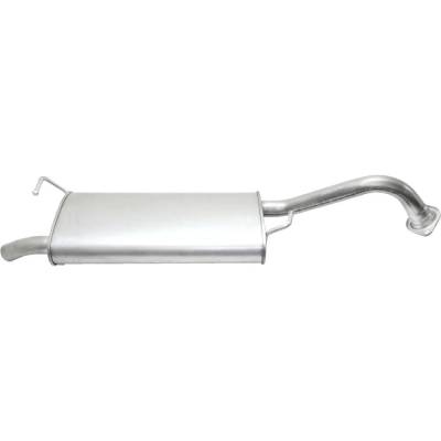 Rareelectrical - New Aluminized Steel Muffler Compatible With Toyota Corolla S 4 Cyl 1.8L Corolla Ce 4 Cyl 1.8L