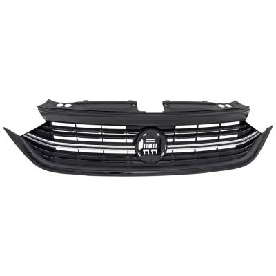 Rareelectrical - Textured Black Grille Assembly Compatible With Volkswagen Jetta Comfortline 4 Cyl 1.5L Jetta Sport 4