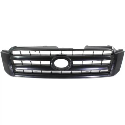 Rareelectrical - New Painted Black Grille Assembly Compatible With Toyota Highlander Base 4 Cyl 2.4L Highlander Base
