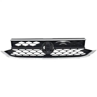 Rareelectrical - New Textured Black Grille Assembly Compatible With Volkswagen Taos Trendline 4 Cyl 1.5L Taos
