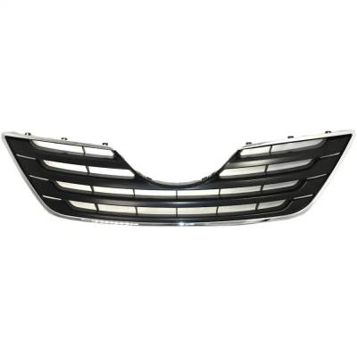 Rareelectrical - New Chrome Shell Grille Assembly Compatible With Toyota Camry Xle 4 Cyl 2.4L Camry Xle 6 Cyl 3.5L