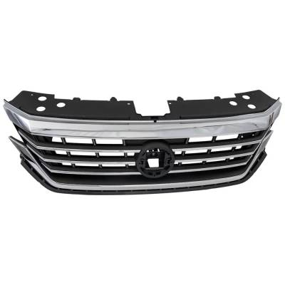 Rareelectrical - New Chrome Grille Assembly Compatible With Volkswagen Passat Se 4 Cyl 2.0L 2020 Production Date From