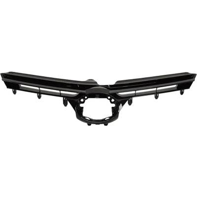 Rareelectrical - New Painted Black Grille Assembly Compatible With Toyota Corolla L 4 Cyl 1.8L Corolla Le 4 Cyl 1.8L