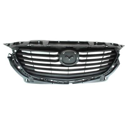 Rareelectrical - New Textured Gray Grille Assembly Compatible With Mazda Cx-3 Gs 4 Cyl 2.0L Cx-3 Sport 4 Cyl 2.0L