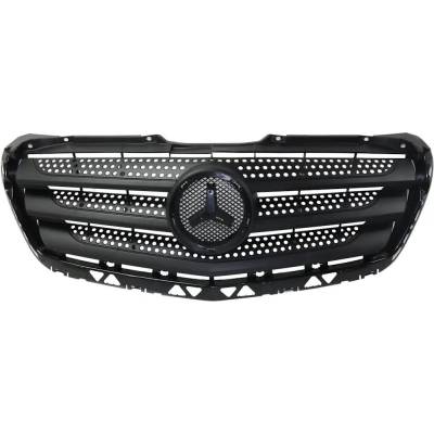Rareelectrical - New Black Grille Assembly Compatible With Mercedes Benz Sprinter 2500 Base 6 Cyl 3.0L Sprinter 3500