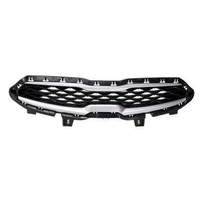 Rareelectrical - New Chrome Shell Grille Assembly Compatible With Kia Forte S 4 Cyl 2.0L Forte Ex 4 Cyl 2.0L