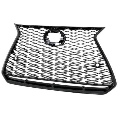 Rareelectrical - New Painted Black Grille Assembly Compatible With Lexus Nx450h+ F Sport Series 3 4 Cyl 2.5L Nx250
