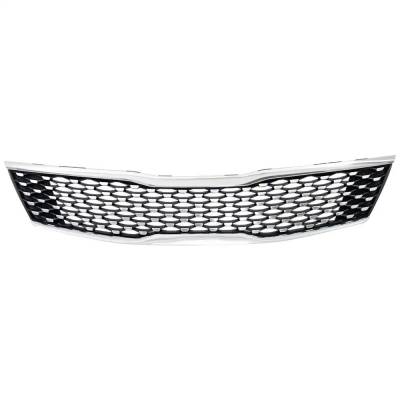 Rareelectrical - Smoked Molding Grille Assembly Compatible With Kia Optima Ex 4 Cyl 2.4L 2016-2018 By Ki1200188