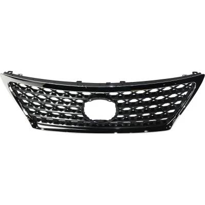 Rareelectrical - New Chrome Shell Grille Assembly Compatible With Lexus Ls460 Base 8 Cyl 4.6L Ls460 L 8 Cyl 4.6L