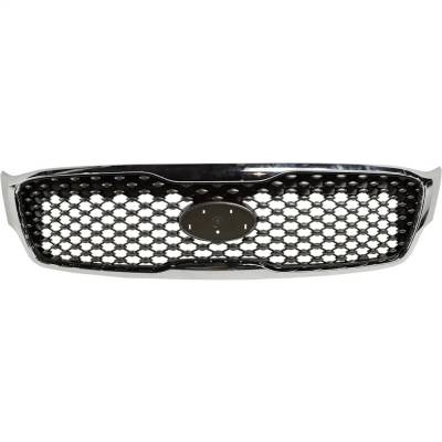 Rareelectrical - New Chrome Shell Grille Assembly Compatible With Kia Sorento Sx 6 Cyl 3.3L Sorento Sx Limited 6 Cyl