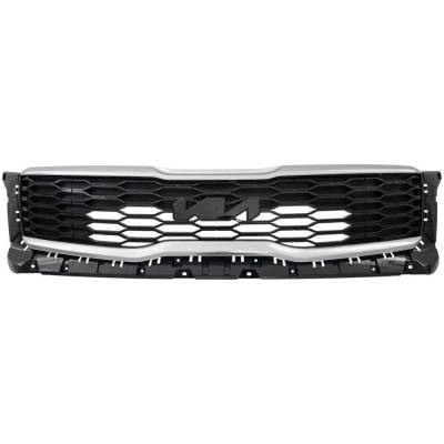 Rareelectrical - New Chrome Insert Grille Assembly Compatible With Kia Telluride Lx 6 Cyl 3.8L Telluride Ex 6 Cyl