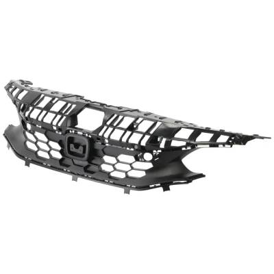Rareelectrical - Textured Black Grille Assembly Compatible With Honda Civic Sport Touring 4 Cyl 1.5L 2022-2024 By