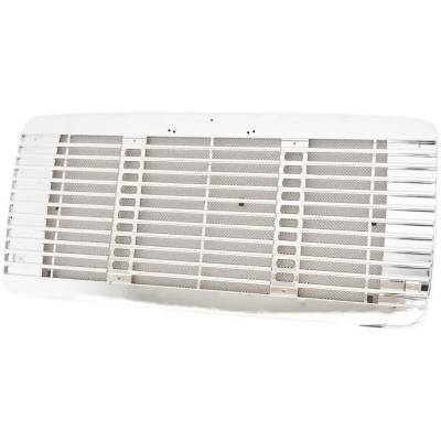 Rareelectrical - New Chrome Grille Assembly Compatible With Freightliner Fl70 Base 6 Cyl 7.2L Fl70 Base 4 Cyl 4.3L