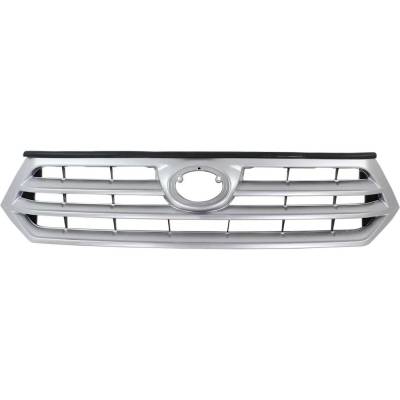 Rareelectrical - New Painted Silver Grille Assembly Compatible With Toyota Highlander Se 4 Cyl 2.7L Highlander Se 6