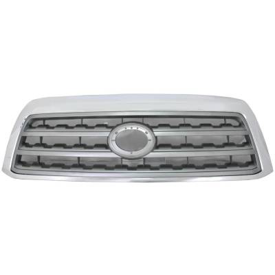 Rareelectrical - New Silver Insert Grille Assembly Compatible With Toyota Sequoia Platinum 8 Cyl 5.7L Sequoia Limited