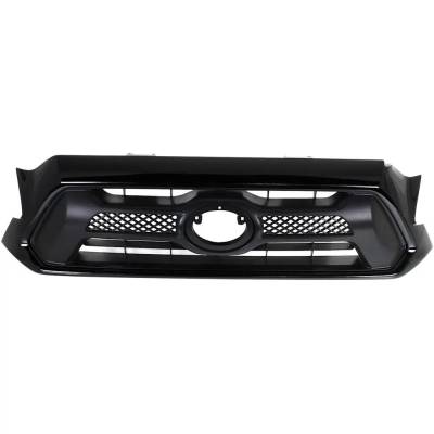 Rareelectrical - New Painted Black Grille Assembly Compatible With Toyota Tacoma Pre Runner 6 Cyl 4.0L Tacoma Trd Pro