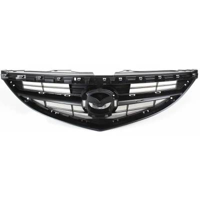 Rareelectrical - New Grille Assembly Compatible With Mazda 6 Gt 6 Cyl 3.7L 6 I 4 Cyl 2.5L 6 S 6 Cyl 3.7L 6 Gt 4 Cyl