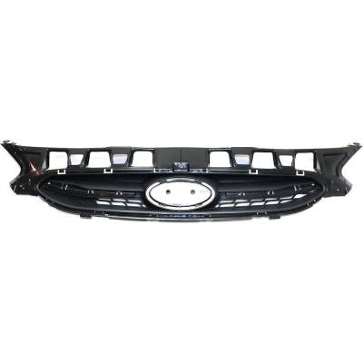 Rareelectrical - New Textured Black Grille Assembly Compatible With Hyundai Accent Value Edition 4 Cyl 1.6L Accent Le