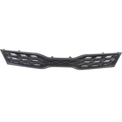 Rareelectrical - New Textured Black Grille Assembly Compatible With Kia Rio Lx 4 Cyl 1.6L Rio Ex 4 Cyl 1.6L Rio Lx+ 4