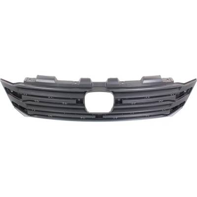 Rareelectrical - Textured Black Grille Assembly Compatible With Honda Pilot Touring 6 Cyl 3.5L Pilot Elite 6 Cyl 3.5L