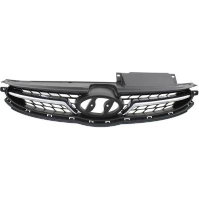 Rareelectrical - Paintable Grille Assembly Compatible With Hyundai Elantra Limited 4 Cyl 1.8L 2011-2013 Hy1200160