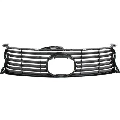 Rareelectrical - Gray Grille Assembly Compatible With Lexus Gs450h Base 6 Cyl 3.5L Gs350 Base 6 Cyl 3.5L 2013-2016