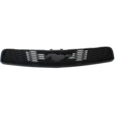 Rareelectrical - New Painted Black Grille Assembly Compatible With Ford Mustang Base 6 Cyl 4.0L Mustang Base 6 Cyl