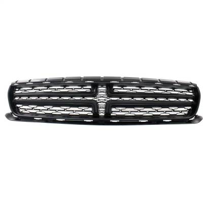 Rareelectrical - New Textured Primed Grille Assembly Compatible With Dodge Charger R/T Road & Track 8 Cyl 5.7L