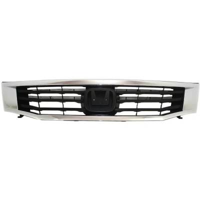 Rareelectrical - New Grille Assembly Compatible With Honda Accord Ex 4 Cyl 2.4L Accord Ex-L 4 Cyl 2.4L Accord Ex-L 6