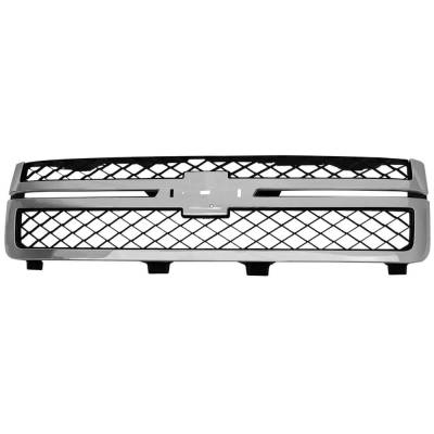 Rareelectrical - New Grille Assembly Compatible With Chevrolet Silverado 3500 Hd Lt 8 Cyl 6.0L Silverado 2500 Hd Lt 8