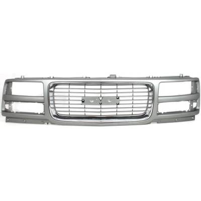 Rareelectrical - New Painted Gray Grille Assembly Compatible With Gmc Savana 2500 Base 8 Cyl 5.7L Savana 2500 Sle 8