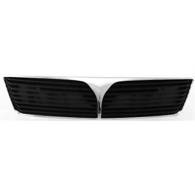 Rareelectrical - New Chrome Shell Grille Assembly Compatible With Mitsubishi Lancer Evolution 4 Cyl 2.0L Lancer Ls 4