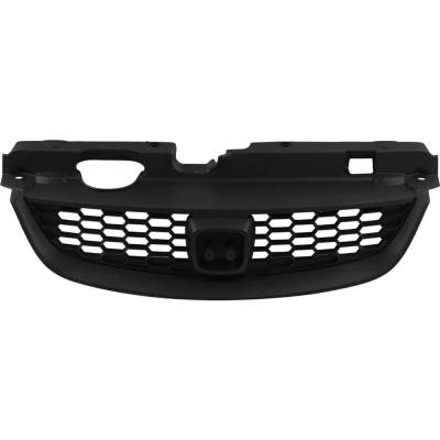 Rareelectrical - New Painted Black Grille Assembly Compatible With Honda Civic Value Package 4 Cyl 1.7L Civic Reverb