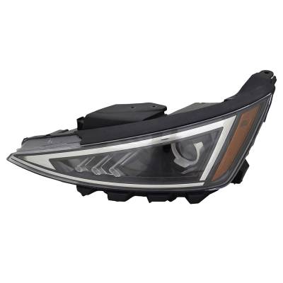Rareelectrical - New Left Side Headlights Compatible With Hyundai Elantra Sel Sedan 2019 2020 By Part Numbers