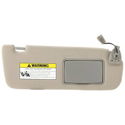 Rareelectrical - New Right Front Sun Visor Compatible With Hyundai Sonata Gls 6 Cyl 2.7L Sonata Gl 4 Cyl 2.4L Sonata