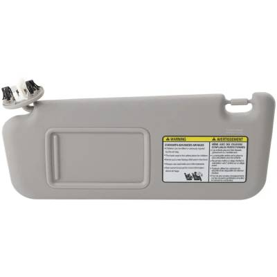 Rareelectrical - New Left Sun Visor Compatible With Toyota Rav4 Sport 6 Cyl 3.5L Rav4 Sport 4 Cyl 2.4L Rav4 Limited 4