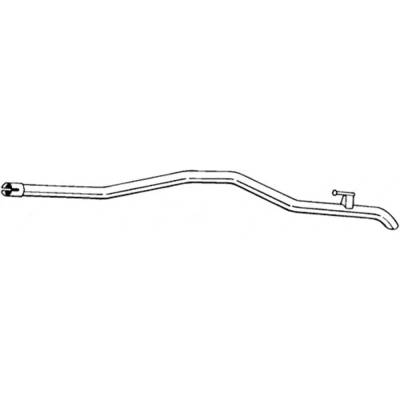 Rareelectrical - New Aluminized Steel Tail Pipe Compatible With Dodge Freightliner Sprinter 3500 Base 5 Cyl 2.7L