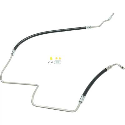 Rareelectrical - New Power Steering Pressure Line Hose Assembly Compatible With Buick Chevrolet Gmc Envoy Xuv Slt 6