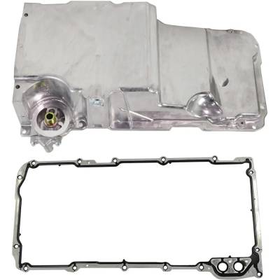 Rareelectrical - New Aluminum Oil Pan Compatible With Pontiac Firebird Formula 8 Cyl 5.7L Firebird Trans Am 8 Cyl