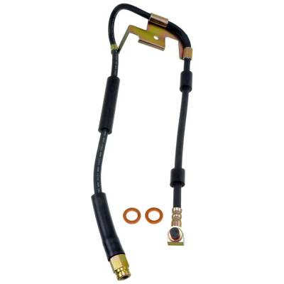 Rareelectrical - New Left Front Brake Line Compatible With Dodge Ram 1500 Laramie 6 Cyl 3.9L Ram 1500 Laramie 8 Cyl