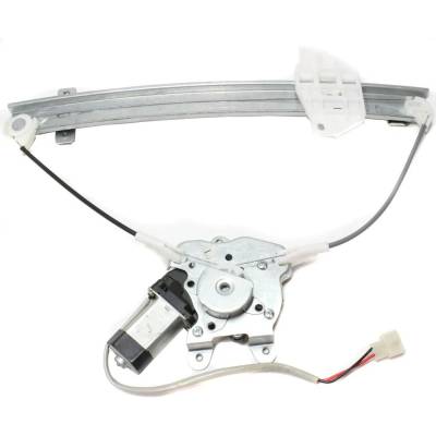 Rareelectrical - New Left Rear Window Regulator With Motor Compatible With Mitsubishi Mirage De 4 Cyl 1.5L Mirage Ls