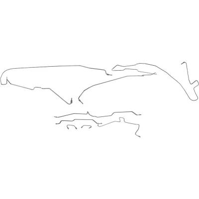 Rareelectrical - New Stainless Steel Brake Line Compatible With Jeep Wrangler Sport Wrangler Sahara Wrangler X