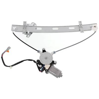 Rareelectrical - New Left Front Window Regulator With Motor Compatible With Honda Civic Dx 4 Cyl 1.7L Ex 4 Cyl 1.7L