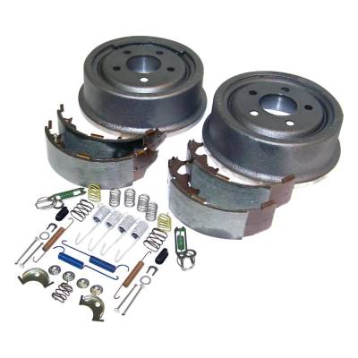 Rareelectrical - New 9 In. Brake Drum Compatible With Jeep Wrangler Renegade 6 Cyl 4.0L Wrangler Sahara 4 Cyl 2.5L